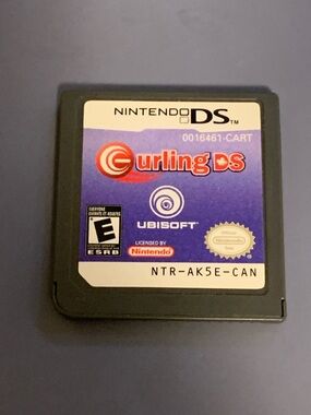 Nintendo DS - Curling DS Cartridge - Purple Label